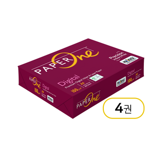 페이퍼원 디지털 복사용지 100g, A4, 2000개