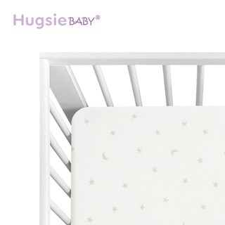 HugsieBABY 德國氧化鋅抗菌嬰兒床單 嬰兒床包, 香檳金, 1個