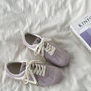 復古德訓鞋女款2025春季新款ins網面透氣輕便板鞋平底休閒女鞋