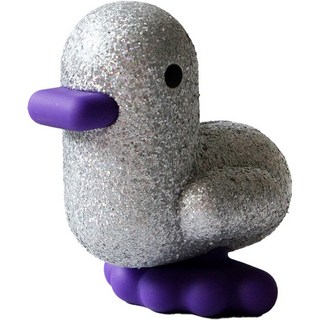 CANAR 比利時設計可愛獨家心形小鴨大型存錢筒 超療癒生日送禮推薦 (設計版閃亮銀), 詳見包裝