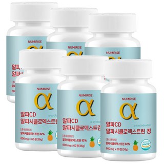 뉴미라이즈 알파CD 알파시클로덱스트린 정 식약청 HACCP 인증, 6개, 60정