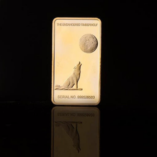 늑대 패턴 컬렉션 GP 1온스 골드바 기념 황금 도로시 취업 졸업 선물 엔테리어 수집 소장 기념품