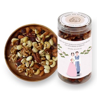 선물담길 견과류 답례품 결혼식 결혼 웨딩 결혼답례선물, 감동견과, 기본(박스없음), 1개