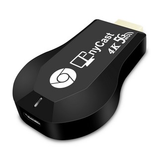 【第十代AnyCast四核心4K款】超清高速雙頻5G全自動無線影音鏡像器, 1個, 黑