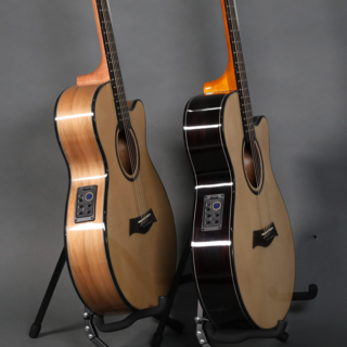 [제작사 직판] 올리비아 EQ 장착 슬림바디 통기타, 화이트 슬림바디, 1개