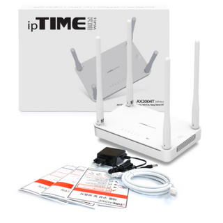아이피타임 1Gbps 유선 4포트 무선 AX1500 듀얼밴드 이지메시 2x2 WIFI-6 128MB 램 AX2004T