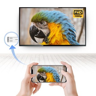 삼성 갤럭시 S25/S24/S23/S22/S21/S20 스마트 무선 미러링 미라캐스트, 화이트, 1개