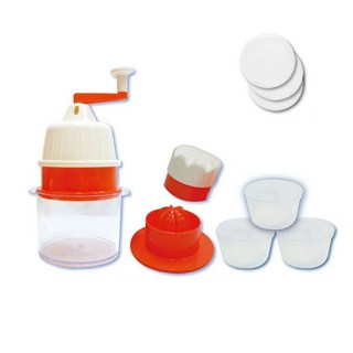 夏夏叫 派樂 五合一果菜刨冰機 料理機 (附剉冰機 榨汁器 製冰盒 保鮮蓋) 台灣製