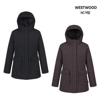 [웨스트우드] (한정수량 특가세일) 여성 겨울 보온성 경량성 탁월한 힙 덮는 헤비 덕다운 패딩 자켓 / 오리털 80:20으로 가볍고 편안한 착용 / 캐주얼 야외활동 데일리