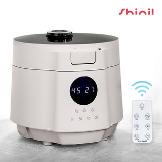 신일 가열식 가습기 4L 대용량 SUH-H5L40NF / 올스테인레스 / 감성 베이지