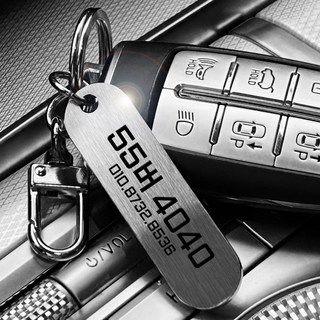 주문제작 주차번호판키링 열쇠고리 스마트키홀더 자동차키링 키홀더, 개별디자인, 도담체, 기본패키지