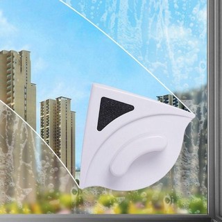 아파트 베란다 창문 청소기 유리창 닦이 자석 양면 창문닦이 유리닦기 청소도구, 1개