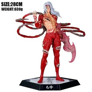 귀멸의칼날 악마 슬레이어 피규어 데몬 Gyutaro Daki PVC 애니메이션 액션 피규어 귀멸의 칼날 만화 컬렉션 완구 30cm GK 16 스케일, 29CM, No Box, 1개