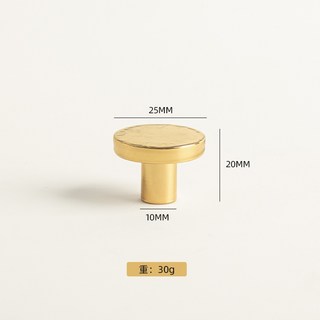 新中式黃銅把手圓形梳妝台抽屜把手和把手衣櫃門把手櫥櫃櫥櫃把手金色家具五金拉手, 單身4
