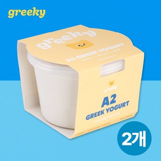 그리키 초지방목 A2우유로 만든 속편한 진짜 그릭요거트 1kg, 2개, 500g