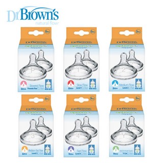 닥터브라운 와이드넥 옵션스플러스 젖꼭지(2P), P-단계, 1개