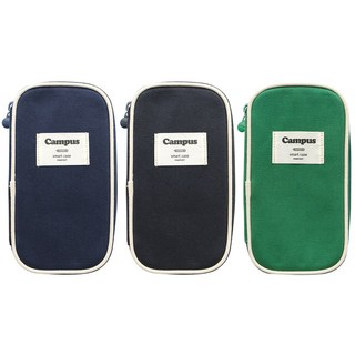 핑크풋 12000 캠퍼스 슬림케이스 필통, 그린, 1개