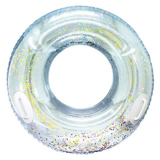 쿨로하 물놀이 원형 튜브 80cm, 투명