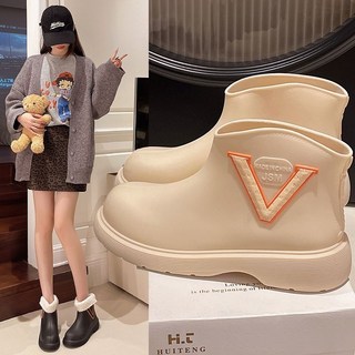 女款雨鞋成人短筒時尚女士外穿新款防滑防水膠鞋工作廚房雨靴水鞋