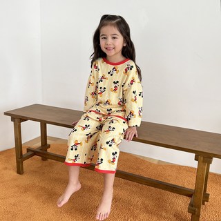 ECLL 아동 7부 실내복 잠옷 부들 상하 세트