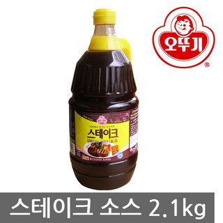 오뚜기 대용량 스테이크 소스 2.1kgx6개, 6개, 2.1kg