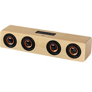 오아 더블아이브릭 휴대용 블루투스 스피커, OA-SP900, 골든우드