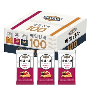 델리웰리 매일견과 베리 100봉 하루견과류, 20g, 100개