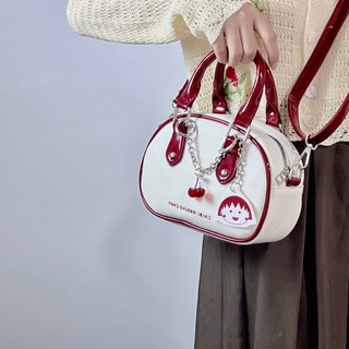 櫻桃小丸子小圓包女2023新款手提斜挎包, 8403櫻桃小丸子小圓包