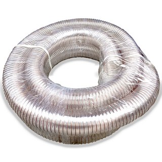 국산 우레탄 닥트 호스 350mm X 10M 정전기방지 투명 자바라 후렉시블 집진 호수, 1개