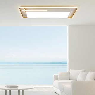 공간조명 에이스 LED 거실등 130W 조명, 직사각 블랙 리모컨(혼합불)