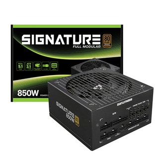 [AONE] 시그니처 80PLUS BRONZE/풀모듈러/ATX 3.1(PCIE 5.1) [850W/블랙]