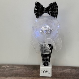 응원봉 샤응원봉 아이돌응원봉 학예외응원봉 콘서트응원봉 led응원봉, 블랙앤화이트, 1