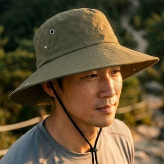 문라이트 빅사이즈 대두 등산모자 낚시모자 53~63cm, 카키