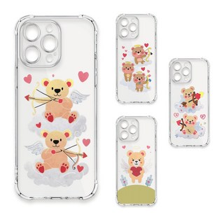 24H快速出貨 TRON 三星 A52/52s 熊熊愛情邱比特 四角防摔 軟殼 手機殼