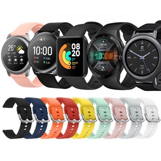 스토리메이커 갤럭시/샤오미/가민/화웨이 스마트워치 전기종 호환 실리콘 스트랩밴드20/22mm, 20mm, 오렌지