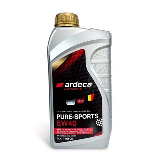 ardeca PURE-SPORTS 5W40 全合成酯類賽車引擎機油 適用汽油柴油引擎 提升引擎性能, 1L, 1瓶