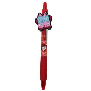 【CHL】AI PLANNING 蠟筆小新 系列 0.7MM 中性筆 原子筆 附可愛筆夾扣 K-6550, 1個, G紅色, G紅色