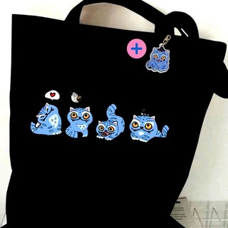 k-pop 에코백 애니메이션 굿즈 호작도 캐릭터 숄더백