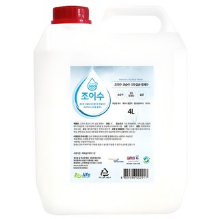 JoySoo 三級殺菌純水, 4L, 1桶