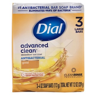 다이알 골드 비누, 113g, 3개입