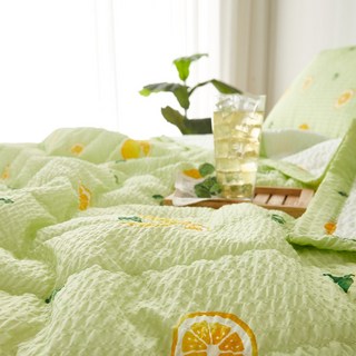 휴고하우스 후르츠 시원한 시어서커 여름 이불