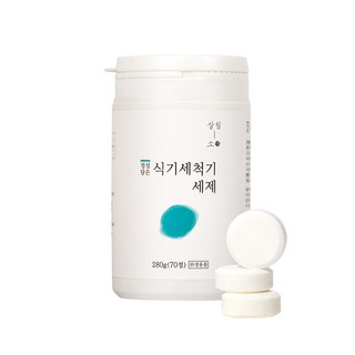 살림소 올인원 식기세척기 식세기 세제 고체형, 1개, 70정, 280g