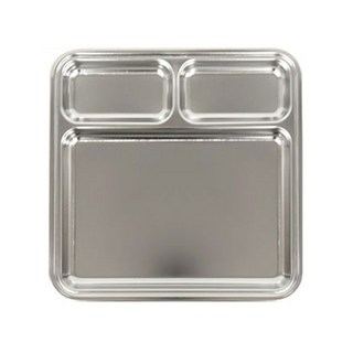 스텐 27종 3칸 나눔접시 어린이집 식판 간식접시 1호 sm44+6CYr