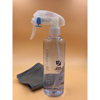 車霸 CB 玻璃清潔劑 300ML 玻璃專用清潔 玻璃水 可搭配玻璃布使用, 1個, 玻璃清潔劑300ML+小玻璃布