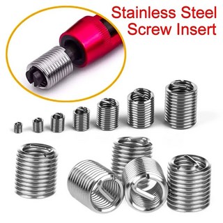 60PCS 2D 5D 스테인레스 M5 M6 삽입 M10 M3 M8 헬리코일 M12 스레드 키트 패스너 도구 스틸 M4 수리 액세서리, 05 60pcs 1.5D