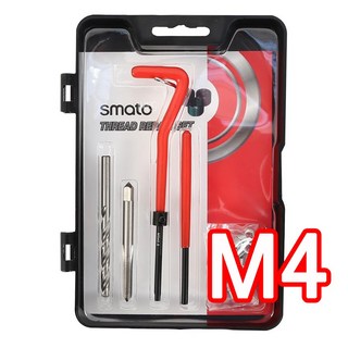 코일 인서트 세트 1.5D 핸드탭 드릴 볼트 M3 M4 M5 M6 보수용 싱글 삽입 공구 탱제거바 나사산 재생 수리, 1세트