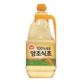 사조해표 양조식초 1.8L 8개 장아찌 초무침 세척