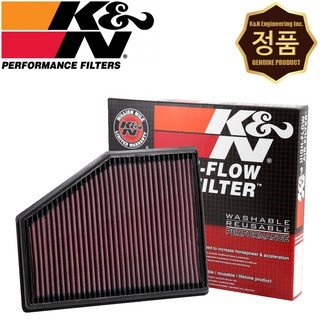K&N 33-3079 순정형 에어필터 BMW X4 20i 2.0, 1개