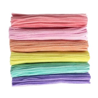 온새솔 마카롱 7색 모루 철사, 200개, 마카롱7색