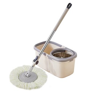 全新自動洗拖 好神拖 手壓拖把 拖把組 免手洗旋轉拖把 手壓拖把 拖把組 免手洗拖把 分離式拖把 驅塵氏拖把, 2套, 不鏽鋼拖把-4超細纖維佈,雙驅動按壓自動洗脫【機洗大拖把】